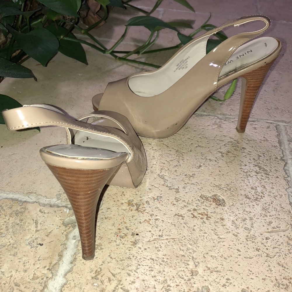 Nine West Nude Heels - Picture 3 of 4